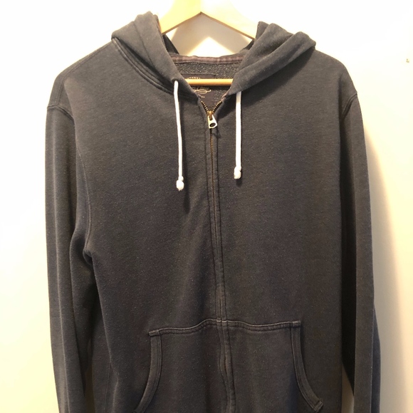 J.CREW OUTDOOR ZIPPER HOODIE SWEATSHIRT - Picture 1 of 3